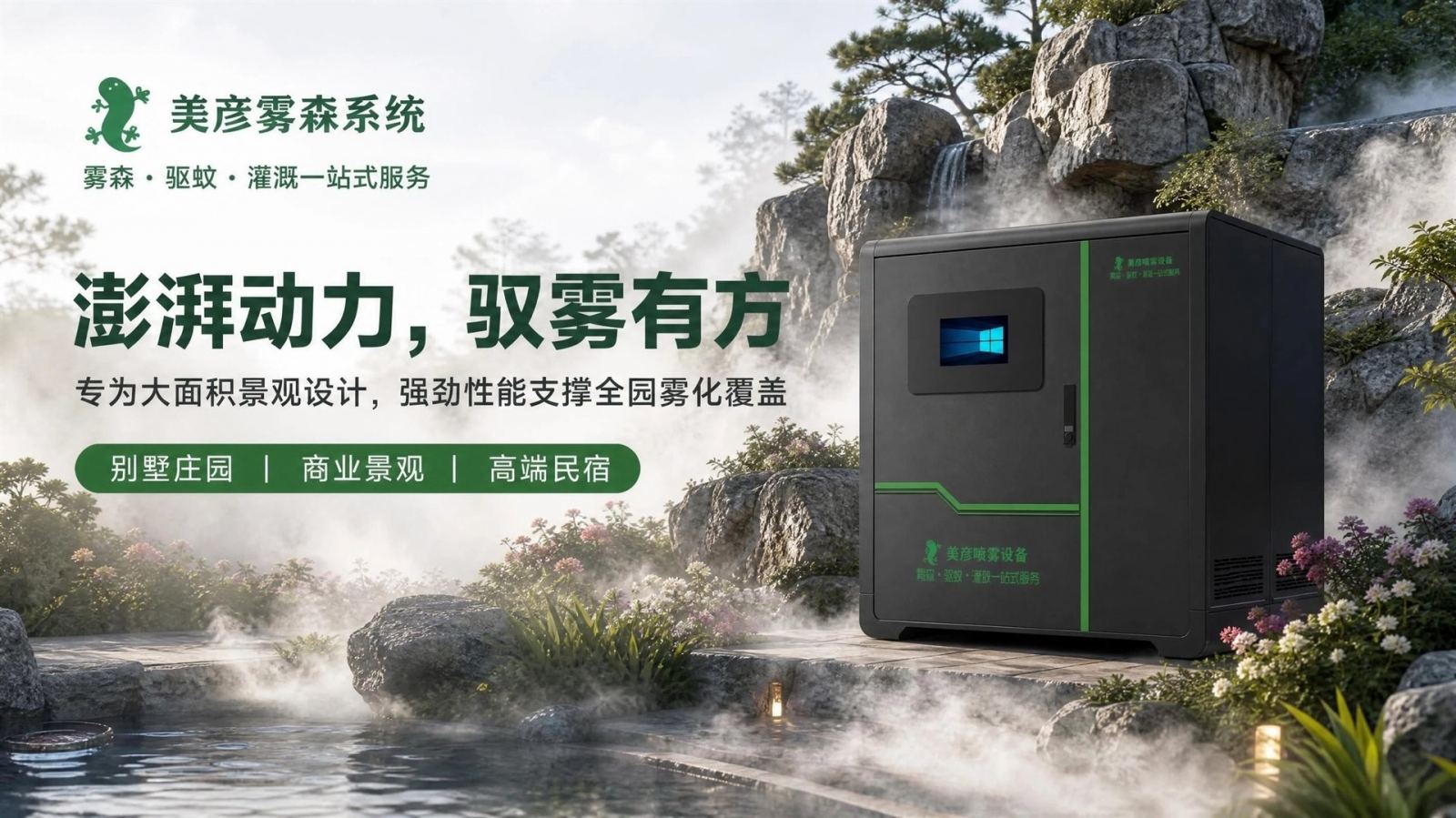 鹤岗雾森景观冷雾机